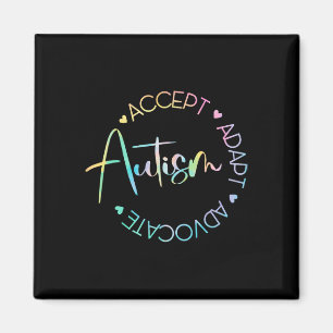 Autism Awareness Accept Adapt Advocate Autism Mum Magnet