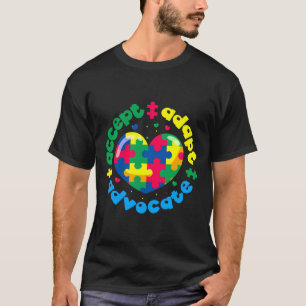 Autism Awareness Accept Adapt Advocate T-Shirt