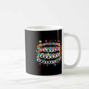 Autism Awareness Accept Love Understand Bracelet G Coffee Mug