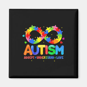 Autism Awareness Accept Understand Love Asd Suppor Magnet