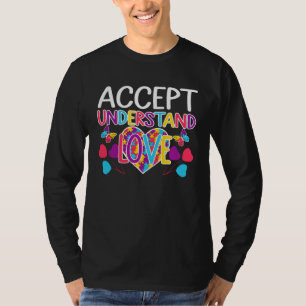 Autism Awareness Accept Understand Love ASD T-Shirt