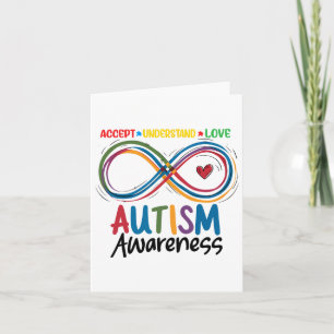 Autism Awareness Accept Understand Love Autism Card