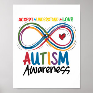 Autism Awareness Accept Understand Love Autism  Poster