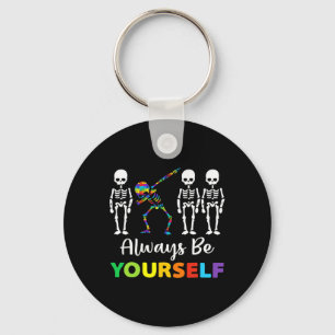 Autism Awareness Acceptance Always Be Yourself Wom Key Ring