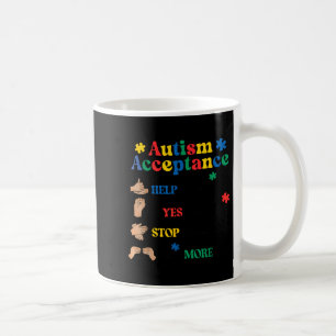 Autism Awareness Acceptance Hand Neurodiversity Coffee Mug