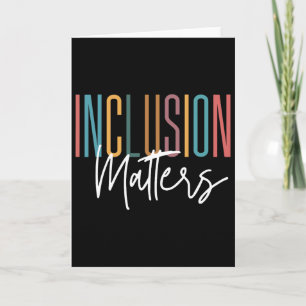 Autism Awareness Acceptance Inclusion Problems Wom Card