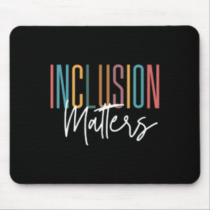 Autism Awareness Acceptance Inclusion Problems Wom Mouse Pad