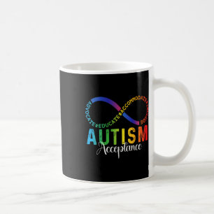 Autism Awareness Acceptance Infinity Symbol Advoca Coffee Mug