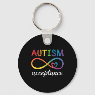 Autism Awareness Acceptance Infinity Symbol Advoca Key Ring