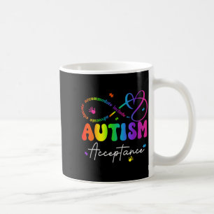 Autism Awareness Acceptance Infinity Symbol Coffee Mug