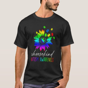 Autism Awareness Acceptance Mum Teacher Choose a K T-Shirt