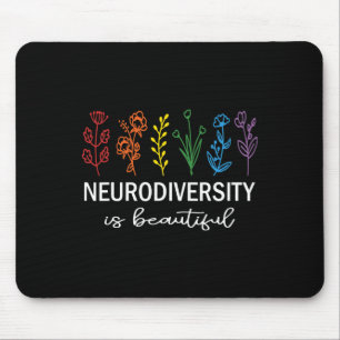 Autism Awareness Acceptance Neurodiversity Is Beau Mouse Pad