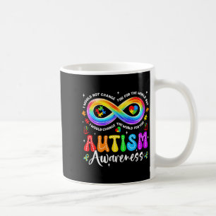 Autism Awareness Acceptance Rainbow Infinity Symbo Coffee Mug
