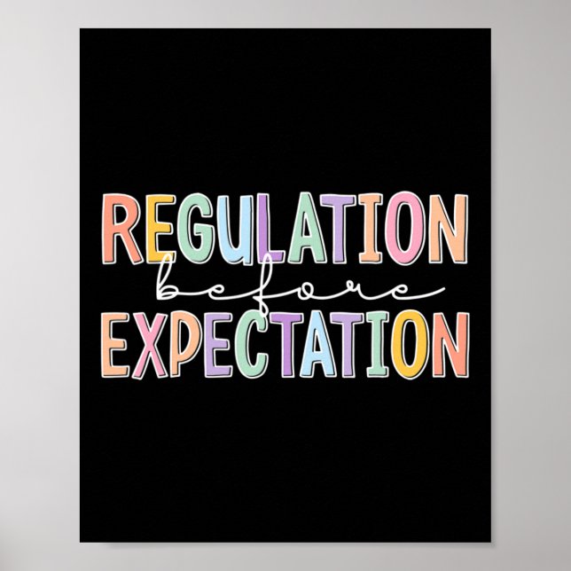 Autism Awareness Acceptance Regulation Before Expe Poster (Front)