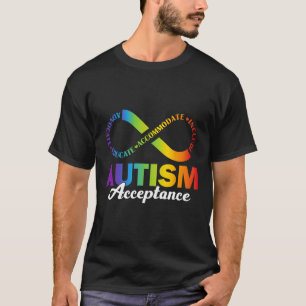 Autism Awareness Acceptance Shirt Infinity Symbol