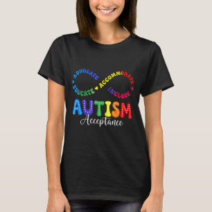 Autism Awareness Acceptance Shirt Infinity Symbol