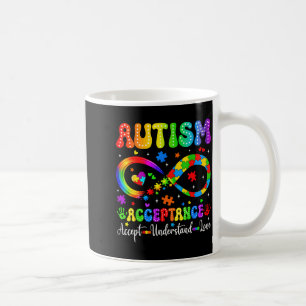 Autism Awareness Acceptance Shirt Infinity Symbol Coffee Mug