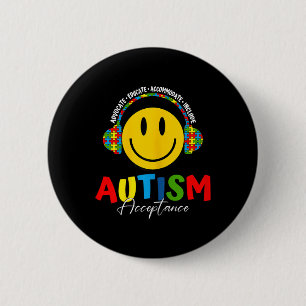 Autism Awareness Acceptance Special Education Teac 6 Cm Round Badge