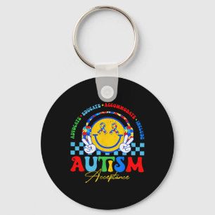 Autism Awareness Acceptance Special Education Teac Key Ring