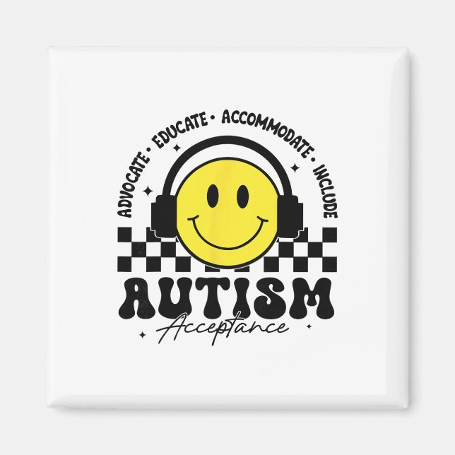 Autism Awareness Acceptance Special Education Teac Magnet (Front)