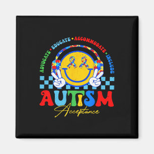 Autism Awareness Acceptance Special Education Teac Magnet