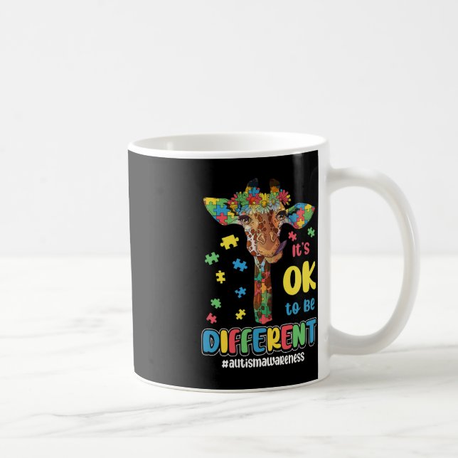 Autism Awareness Acceptance Women Kid Its Ok To Be Coffee Mug (Right)