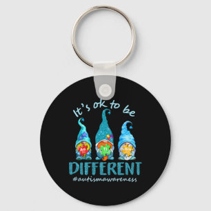 Autism Awareness Acceptance Women Kid Its Ok To Be Key Ring