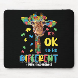 Autism Awareness Acceptance Women Kid Its Ok To Be Mouse Pad