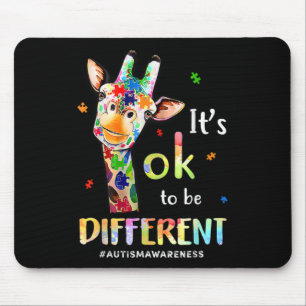 Autism Awareness Acceptance Women Kid Its Ok To Be Mouse Pad