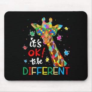 Autism Awareness Acceptance Women Kid Its Ok To Be Mouse Pad