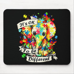 Autism Awareness Acceptance Women Kid Its Ok To Be Mouse Pad