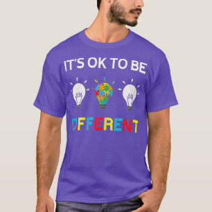 Autism Awareness Acceptance Women Kid Its Ok To Be T-Shirt