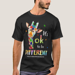 Autism Awareness Acceptance Women Kid Its Ok To Be T-Shirt