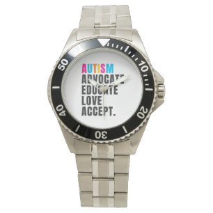 Autism Awareness Advocate Educate Love Accept Watch