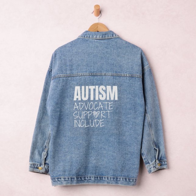 autism awareness advocate include Denim Jacket (Hangar)