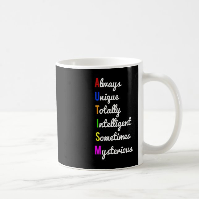 Autism Awareness Always Unique  Coffee Mug (Right)