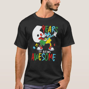 Autism Awareness And 6 Year Old Birthday Autistic  T-Shirt