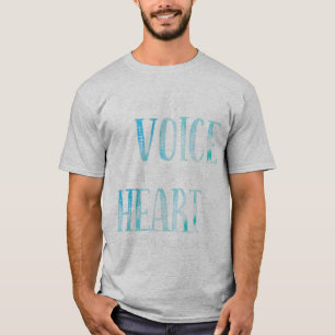 Autism Awareness Apparel Her Voice She Is My Heart T-Shirt