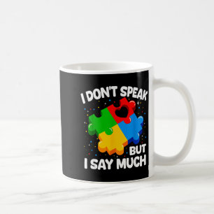 Autism awareness asperger syndrome puzzle kids men coffee mug