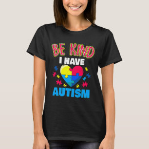 Autism Awareness Aspergers Puzzle Heart T-Shirt