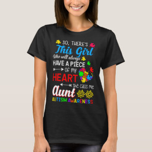 Autism Awareness Aunt Autism Awareness T-Shirt