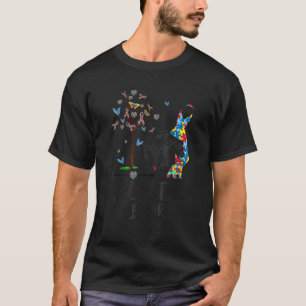 Autism Awareness Auntie Bear Support Autistic Adul T-Shirt