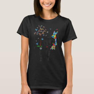 Autism Awareness Auntie Bear Support Autistic Adul T-Shirt