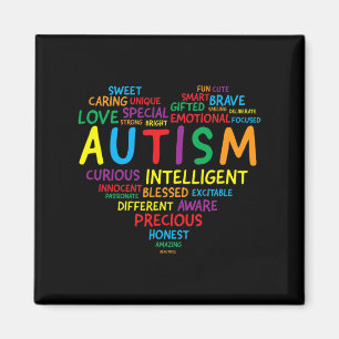 Autism Awareness Autism Heart Autism  Magnet