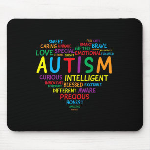 Autism Awareness Autism Heart Autism Mouse Pad