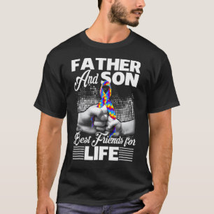Autism Awareness Autism Mum Dad His Fight Is My F T-Shirt