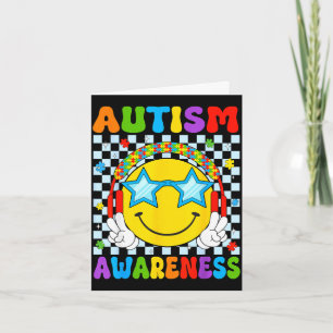 Autism awareness autism squad support funny puzzle card