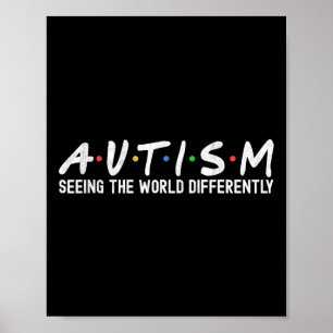 Autism Awareness Autism Squad Support Women Kids B Poster