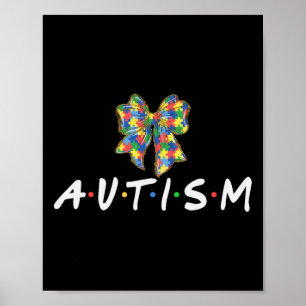 Autism Awareness Autism Squad Support Women Men Poster