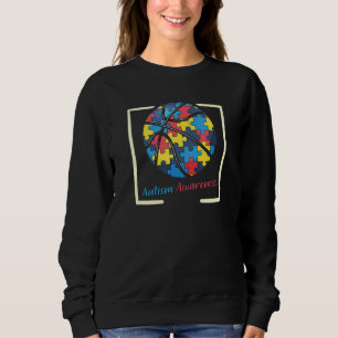 Autism Awareness Autism Support Basketball Sweatshirt